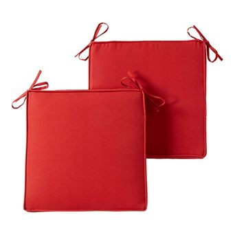Greendale Home Fashions 2 pc Outdoor Square Chair Pad Set