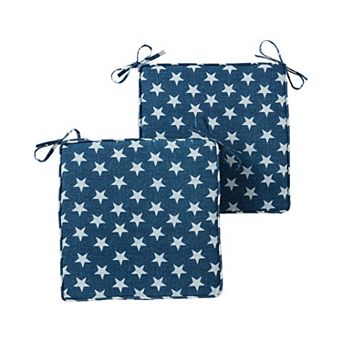 Greendale Home Fashions 2 pc Outdoor Square Chair Pad Set