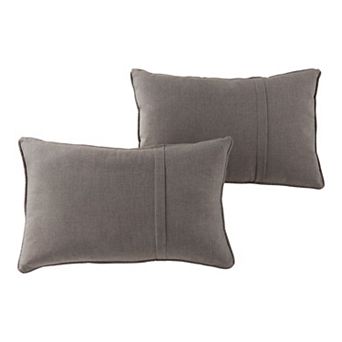 Greendale Home Fashions 2-pack Outdoor Sunbrella Oblong Throw Pillow Set