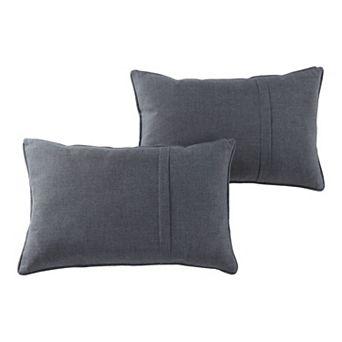 Greendale Home Fashions 2-pack Outdoor Sunbrella Oblong Throw Pillow Set