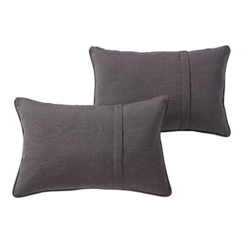 Greendale Home Fashions 2-pack Outdoor Sunbrella Oblong Throw Pillow Set