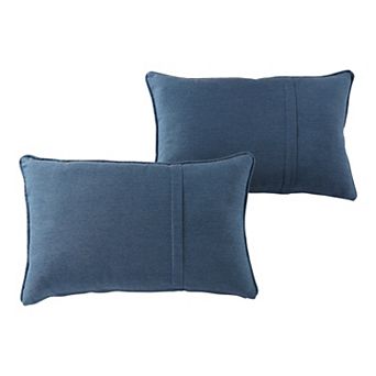 Greendale Home Fashions 2-pack Outdoor Sunbrella Oblong Throw Pillow Set