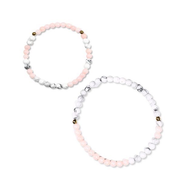 ETHIC GOODS Mother Daughter Morse Code Matching Bracelet Set