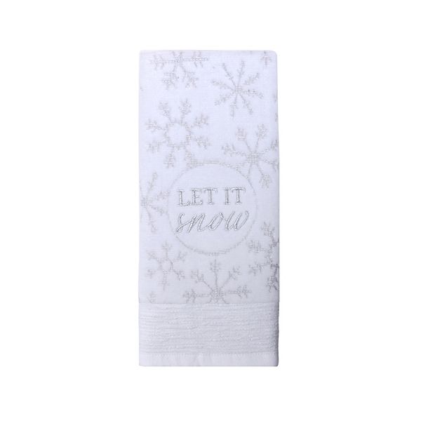 Let it Snow Snowflake Kitchen Towel