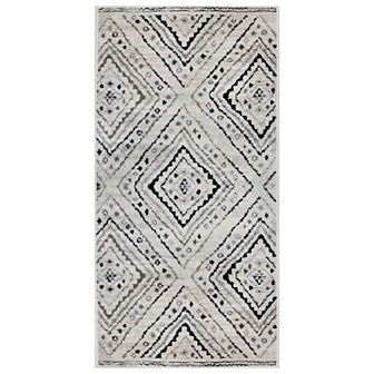 Superior Ozark Modern Geometric Diamonds Slate Indoor Area Rug