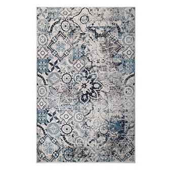 Superior Geometric Medallion Indoor Area Rug