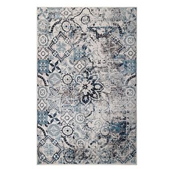 Superior Geometric Medallion Indoor Area Rug