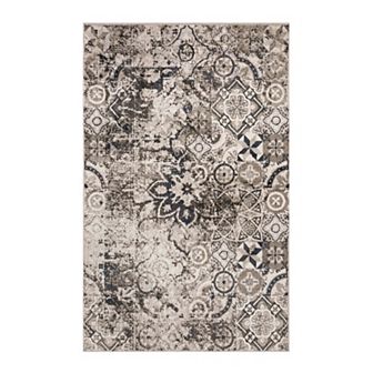 Superior Geometric Medallion Indoor Area Rug