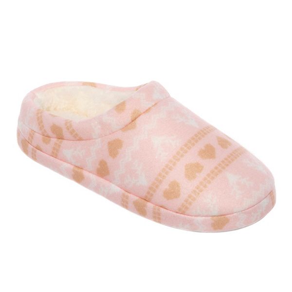 Girls Cuddl Duds Fleece Lined Clog Slippers