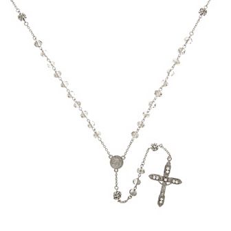 Symbols of Faith Symbols of Faith Crystal and Filigree Beaded Rosary