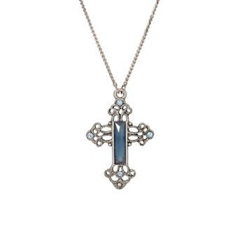 Symbols of Faith Cross Pendant Necklace