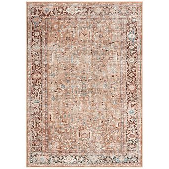 Everwash Callaghan Edith Distressed Medallion Area Rug or Runner