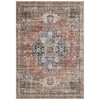 Everwash Callaghan Esther Bohemian Medallion Area Rug or Runner
