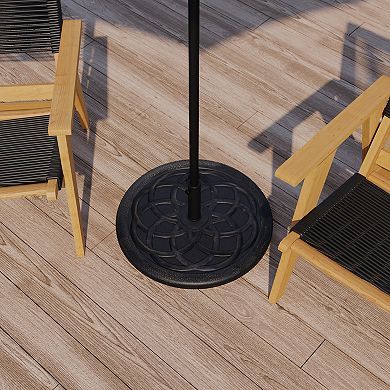 Flash Furniture Kona 19.25-in. Universal Waterproof Cement Patio Umbrella Base