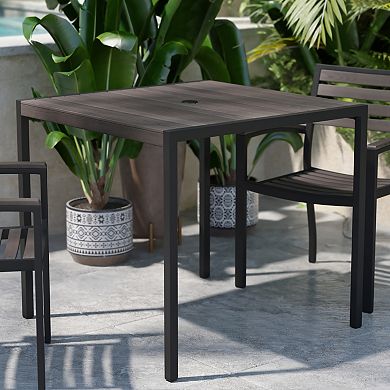Flash Furniture Lark Indoor / Outdoor 35" Square Dining Table