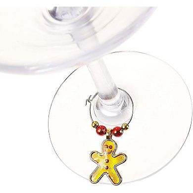 HyzaPhix 46-Piece Silicone Wine Glass Charms – Fun Drink Markers For Parties & Gatherings