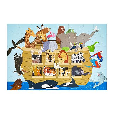 48 Piece Giant Floor Puzzles for Kids Ages 3-5 and 4-8, for Toddler Preschool Learning Activities (2 x 3 Feet)