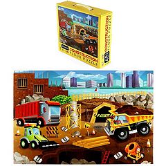 Floor Puzzles for Kids Ages 4-8,4 in 1 Preschool Jumbo Floor Puzzles for  Kids