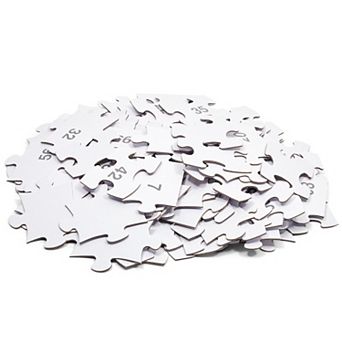 100 pc DIY Make Your Own Puzzle Kit, Bulk Blank Puzzles to Draw On (27 x 36 in