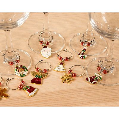 12 Pieces Wine Glass Chams Makes Dink Makes Fo Wine
