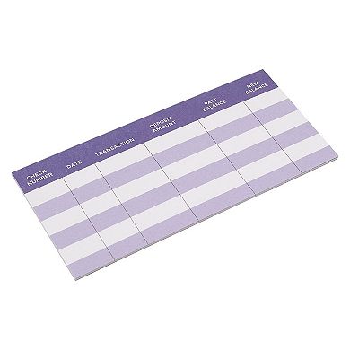 150-Sheet Checkbook Play Set Educational Toy for Kids, Farm Animals Themed