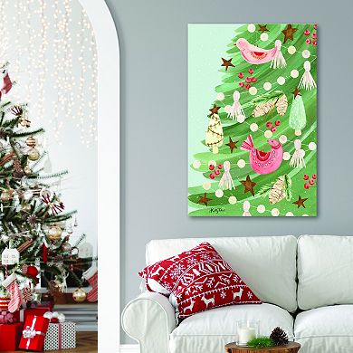 COURTSIDE MARKET Calm Christmas Canvas Wall Art