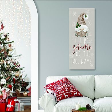 COURTSIDE MARKET Welcome Gnome Canvas Wall Art