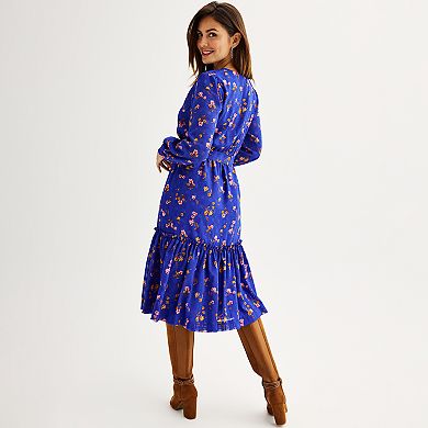 Women's DRAPER JAMES RSVP™ Tie Waist Midi Dress