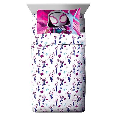 Marvel Spidey & His Amazing Friends Ghost Spidey Gwen Sheet Set