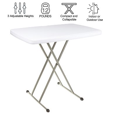 Everyday Home 30-in. Lightweight Portable Folding Table