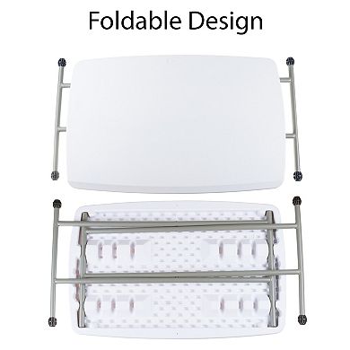 Everyday Home 30-in. Lightweight Portable Folding Table