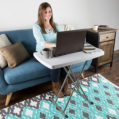 Everyday Home 30-in. Lightweight Portable Folding Table