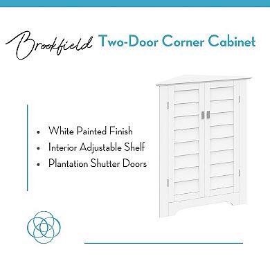RiverRidge Home Brookfield Two-Door Corner Cabinet