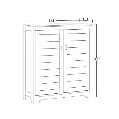 RiverRidge Home Brookfield Two-Door Storage Floor Cabinet