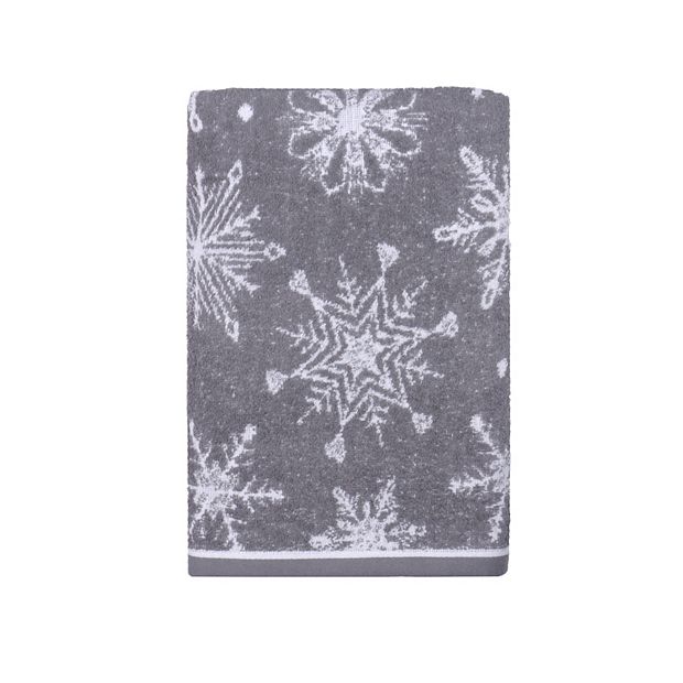 Snowflake bath towels sale