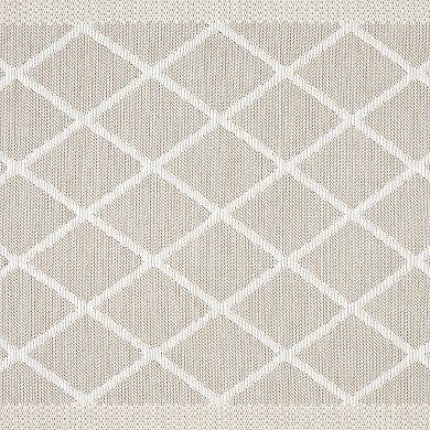 Martha Stewart Miles Modern Diamond Anti-Fatigue Air-Infused Kitchen Mat