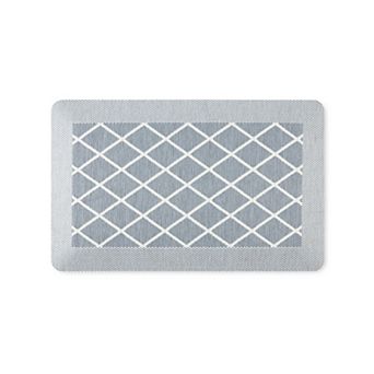 Martha Stewart Miles Modern Diamond Anti-Fatigue Air-Infused Kitchen Mat