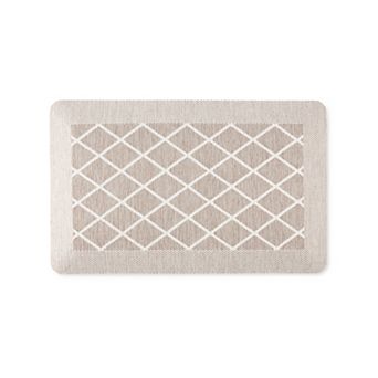 Martha Stewart Miles Modern Diamond Anti-Fatigue Air-Infused Kitchen Mat