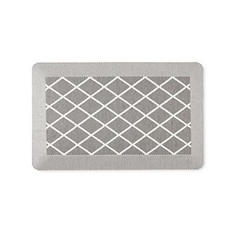 Martha Stewart Miles Modern Diamond Anti-Fatigue Air-Infused Kitchen Mat