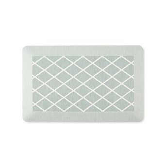 Martha Stewart Miles Modern Diamond Anti-Fatigue Air-Infused Kitchen Mat