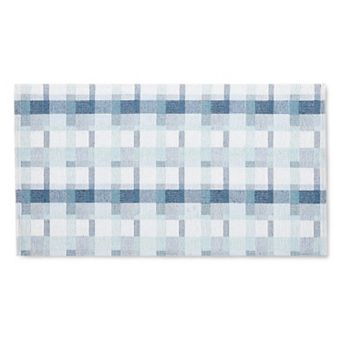 Martha Stewart Stella Owen Plaid Slip-Resistant Kitchen Mat Runner