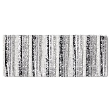 Martha Stewart Stella Ticking Stripe Slip-Resistant Kitchen Mat Runner