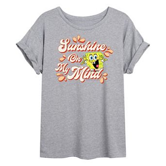 Juniors' SpongeBob SquarePants Sunshine Oversized Tee