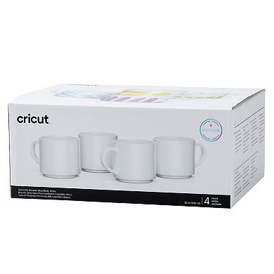 Cricut® 10-oz. Stackable Ceramic Mug 4-ct.