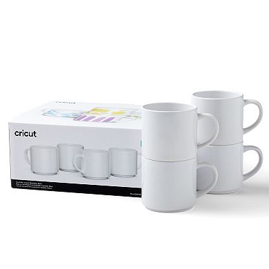 Cricut® 10-oz. Stackable Ceramic Mug 4-ct.