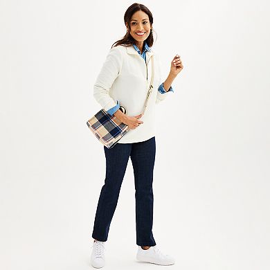 Women's Croft & Barrow® Quarter Zip Pullover