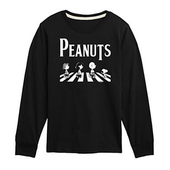 Boys 8-20 Peanuts Crossing Road Long Sleeve Graphic Tee