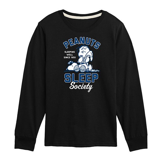 Peanuts sleep online shirt