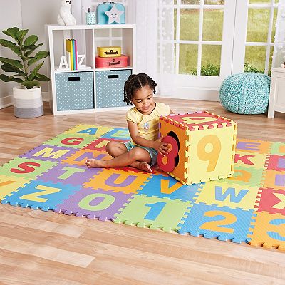 Kidoozie ABC 123 Puzzle Playmat with Storage Bag