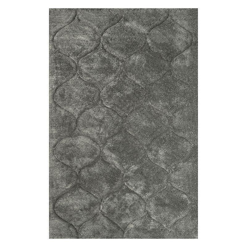 nuLOOM Elsie Contemporary Shag Area Rug, Black, 7.5X9.5 Ft